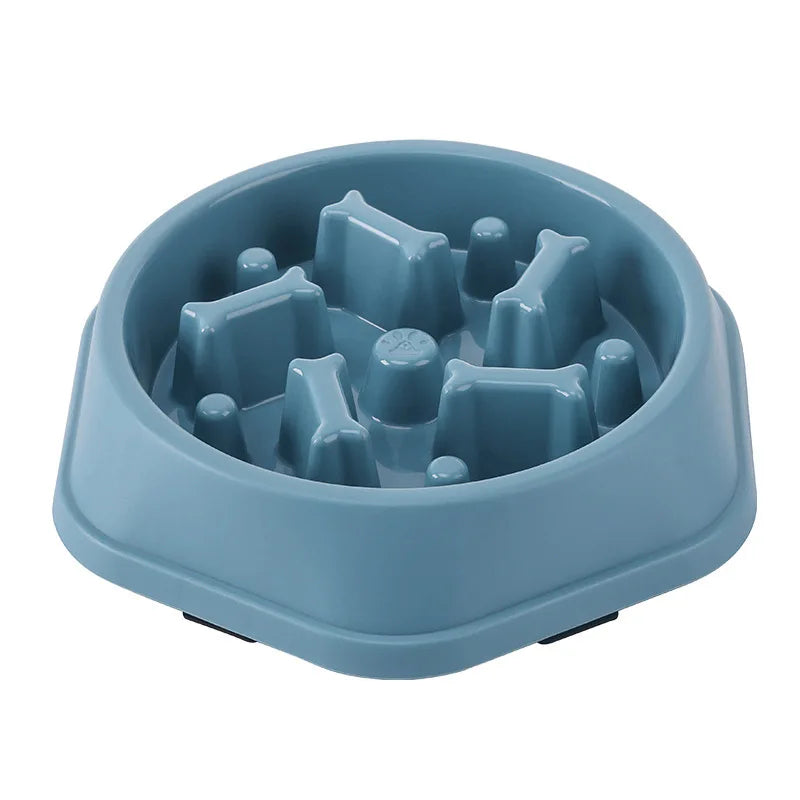 Slow Feeder Dog Bowl Anti-Choking Puppy Food Bowl Anti-Slip Pet Slow Eating Dog Dishes Puzzle Feeders for Dogs Small Medium