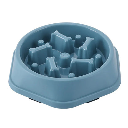 Slow Feeder Dog Bowl Anti-Choking Puppy Food Bowl Anti-Slip Pet Slow Eating Dog Dishes Puzzle Feeders for Dogs Small Medium