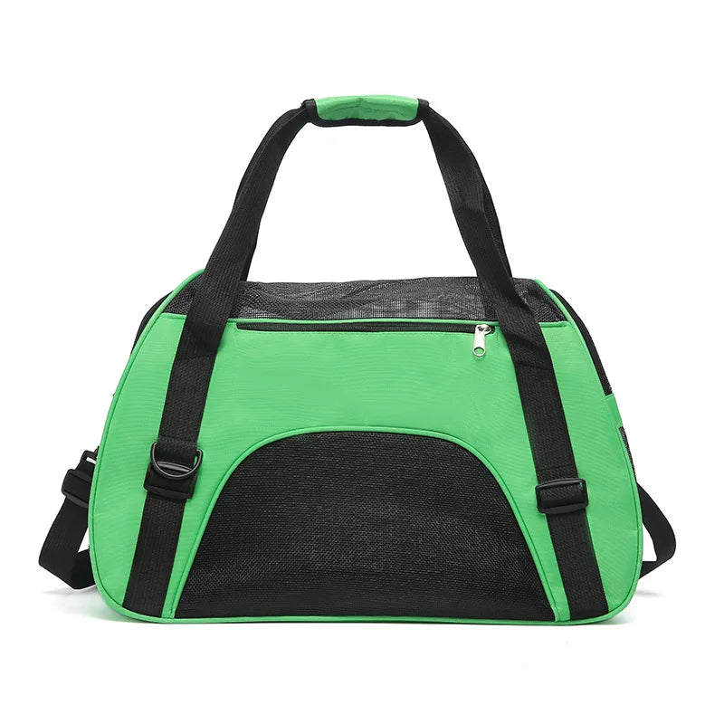 Cat Bags Soft-Sided Portable Dog Carrier Mesh Breathable Carrier Bags for Cats Dogs Comfort Foldable Handbag Pet Transport Bag