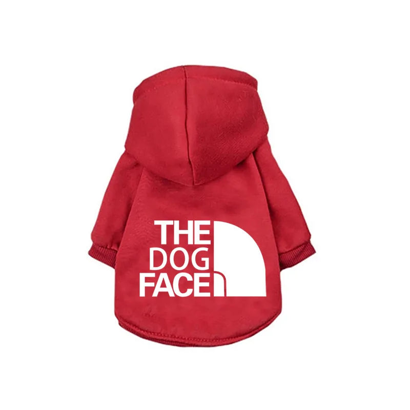 Dog Clothes Hoodies the Dog Face Wind Coat Warm for Small Large Dogs Jacket Sweatshirt French Bulldog Jacket Clothing
