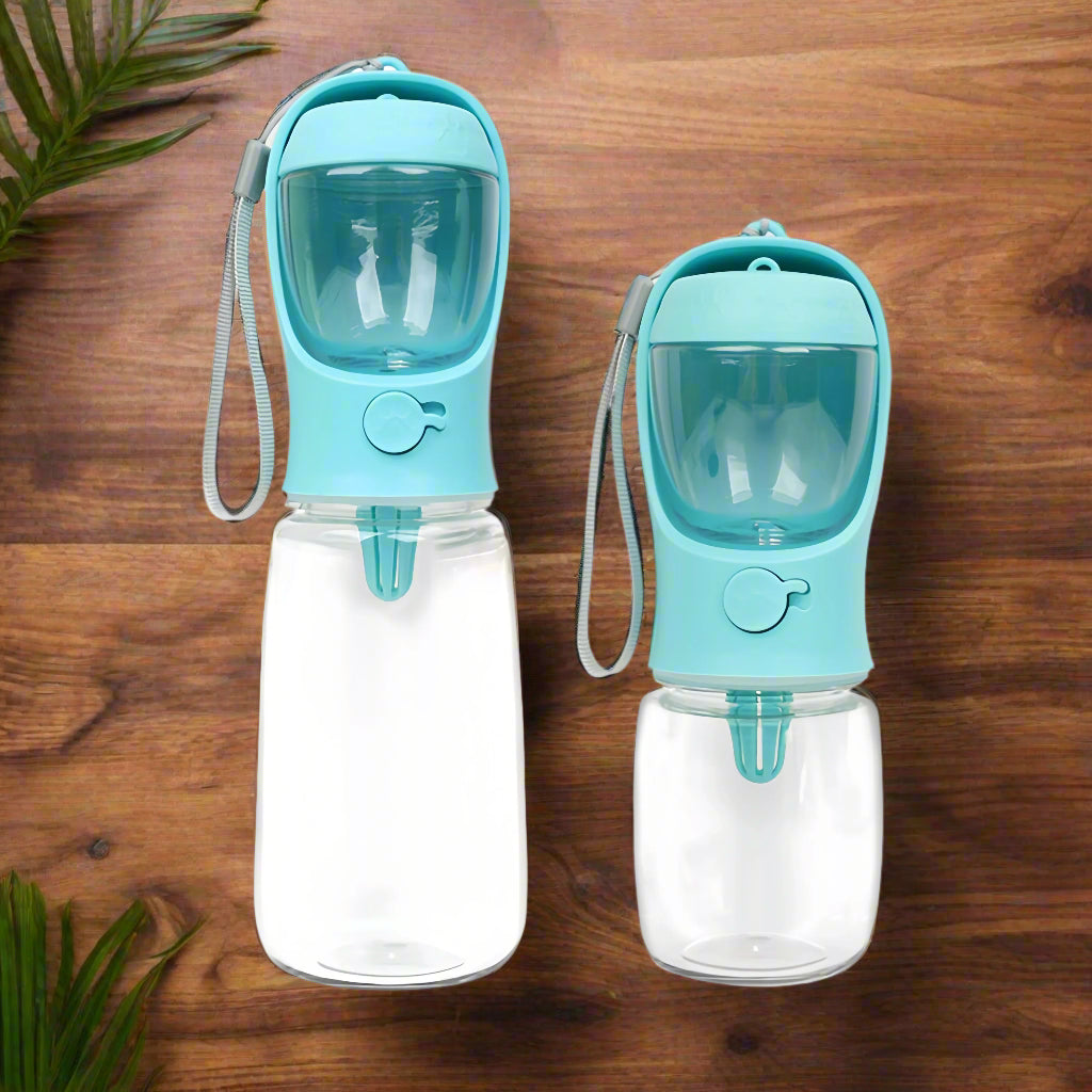 Portable Dog Cat Water Bottle with Storage Food and Water Container for Puppy Pets Dogs Feeder Bowl Outdoor Travel Pet Supplies