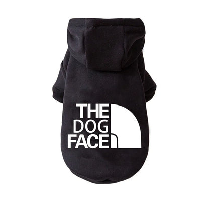 Dog Clothes Hoodies the Dog Face Wind Coat Warm for Small Large Dogs Jacket Sweatshirt French Bulldog Jacket Clothing