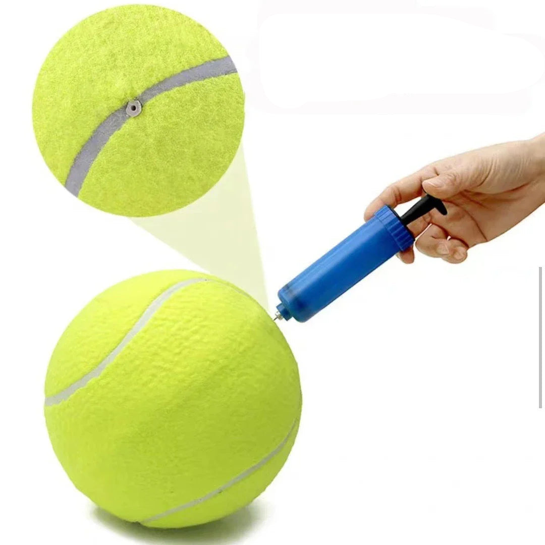 7/9.5Inch Giant Tennis Ball Pet Inflatable Toy for Dog Training Ball 24Cm Large Tennis Ball with Air Pump Interactive Dog Toys