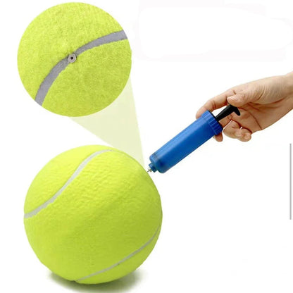 7/9.5Inch Giant Tennis Ball Pet Inflatable Toy for Dog Training Ball 24Cm Large Tennis Ball with Air Pump Interactive Dog Toys