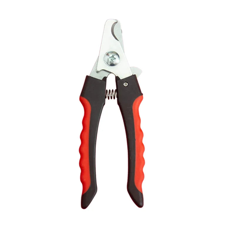 Pet Nail Clippers for Large Dog Nail Trimmer Stainless Steel Scissor Multifunctional Nail Cutter Cat Claw Care Grooming Supplies